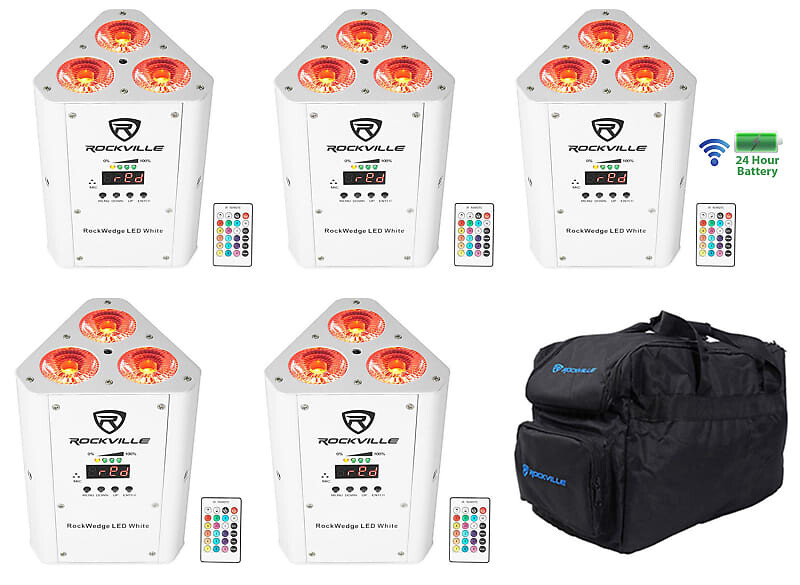 

Светодиод Rockville RockWedge LED White RGBWA + UV