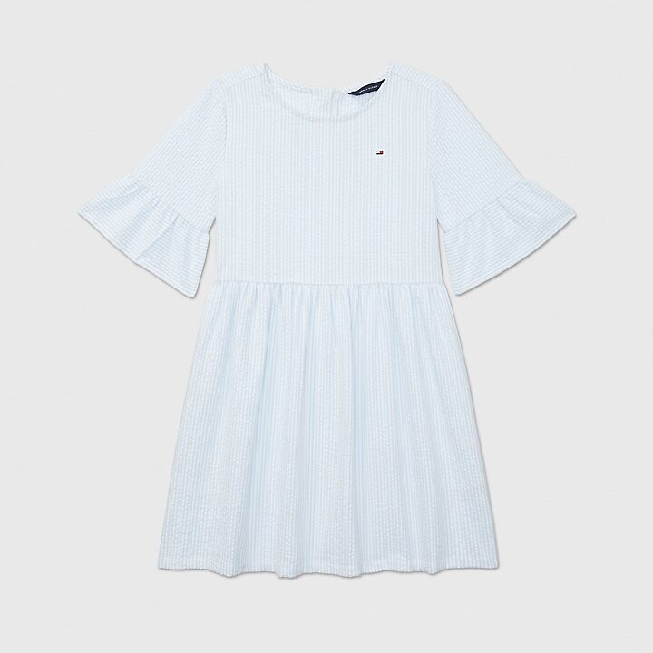 

Платье Tommy Hilfiger Kids' Seersucker, голубой