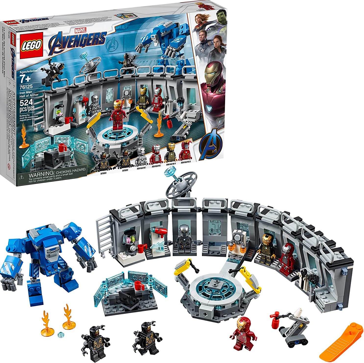 lego лаборатория железного человека Конструктор Лаборатория Железного человека 76125 LEGO Marvel Avengers Movie 4