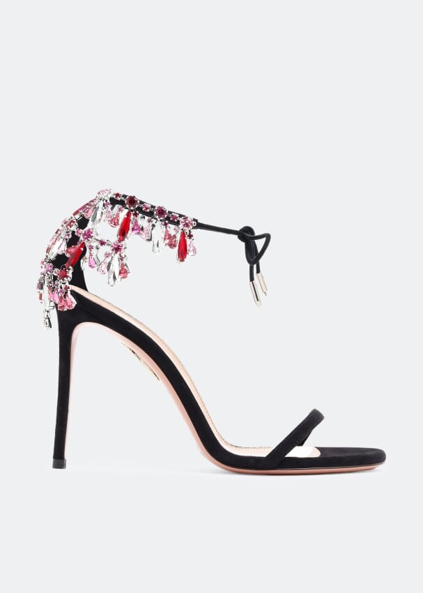 

Сандалии AQUAZZURA x Raquel Diniz Moonwalk sandals, черный