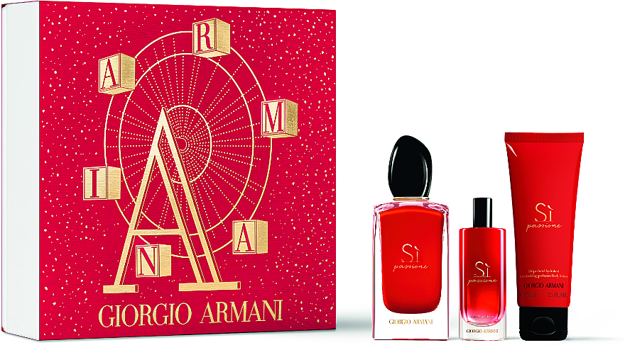 Парфюмерный набор Giorgio Armani Si Passione парфюмерный набор giorgio armani armani code 2 предмета