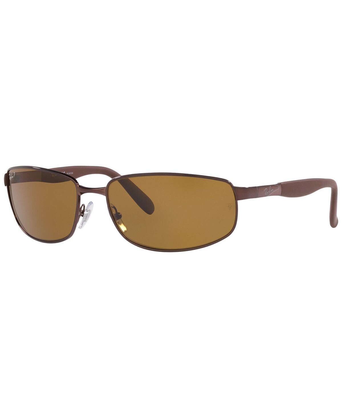 

Мужские поляризованные солнцезащитные очки, rb3254 61 Ray-Ban, коричневый