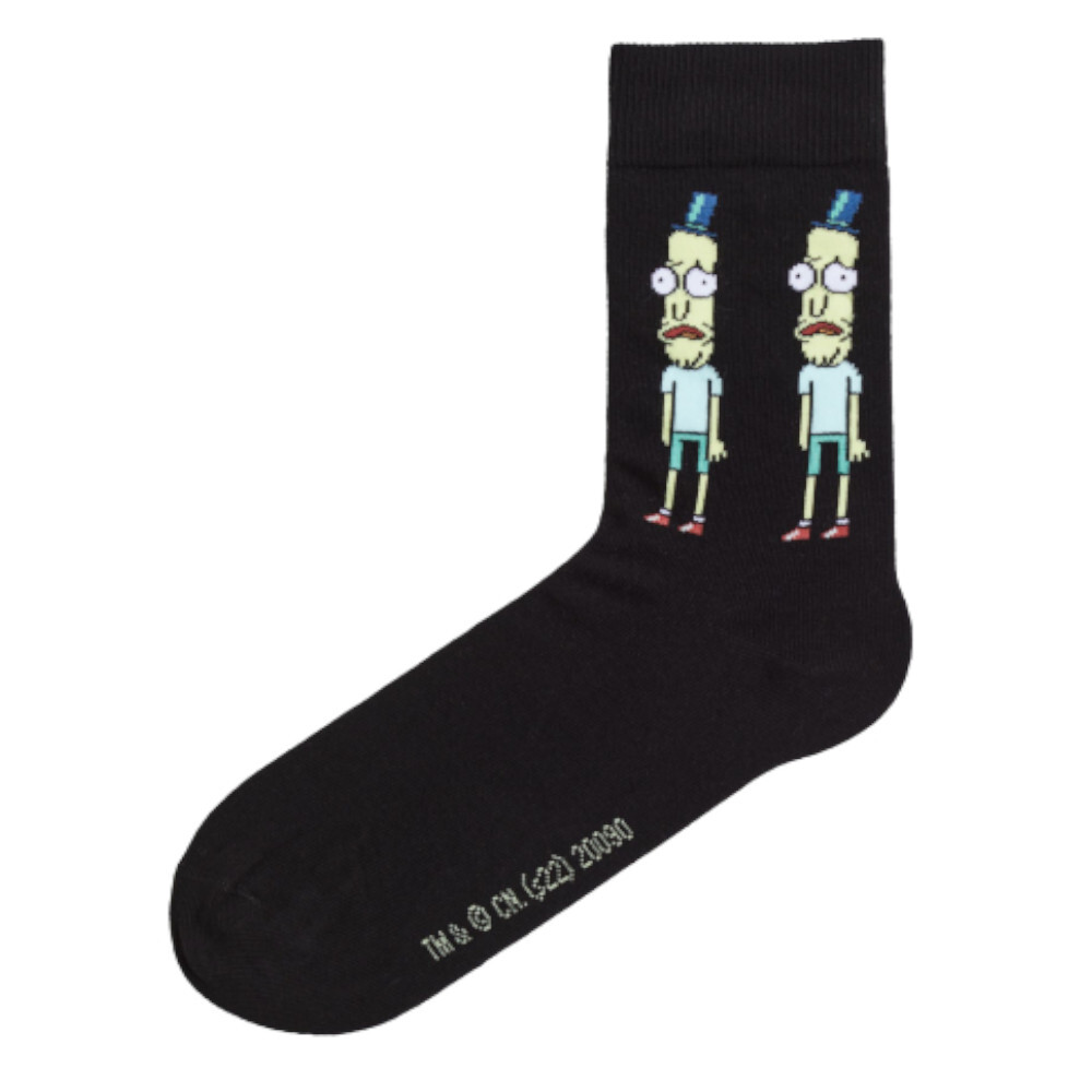 

Носки с узором H&M Rick and Morty, черный/синий