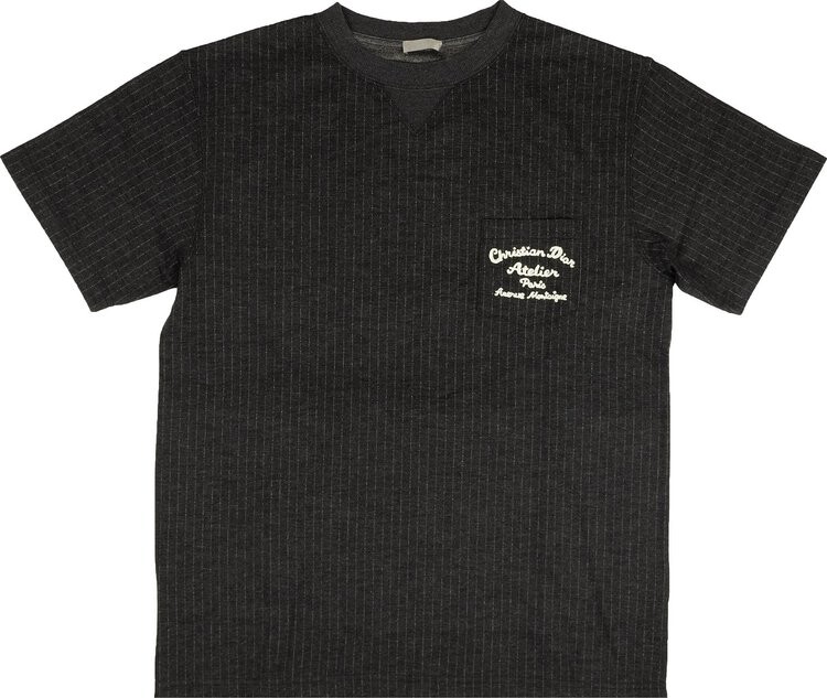 

Футболка Dior Oversized Atelier T-Shirt 'Dark Grey', серый