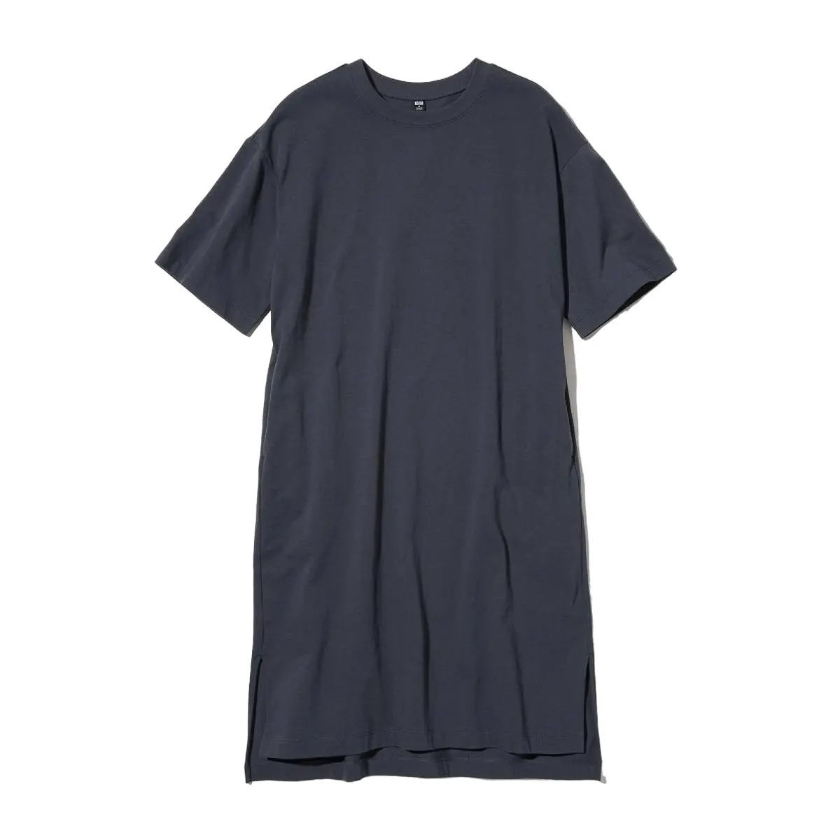 

Платье-футболка Uniqlo, темно-серый