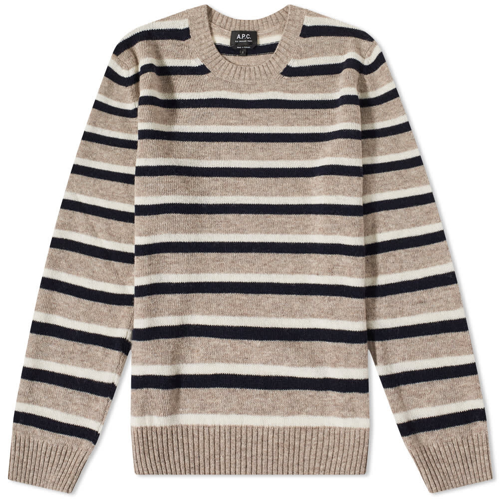 

Джемпер A.P.C. Antony Stripe Knit, Серый