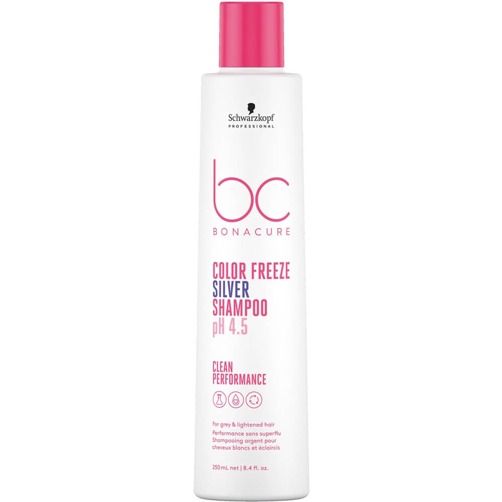 

Schwarzkopf Professional BC Bonacure Color Freeze Silver Shampoo Шампунь с пигментом для холодных оттенков волос 250мл