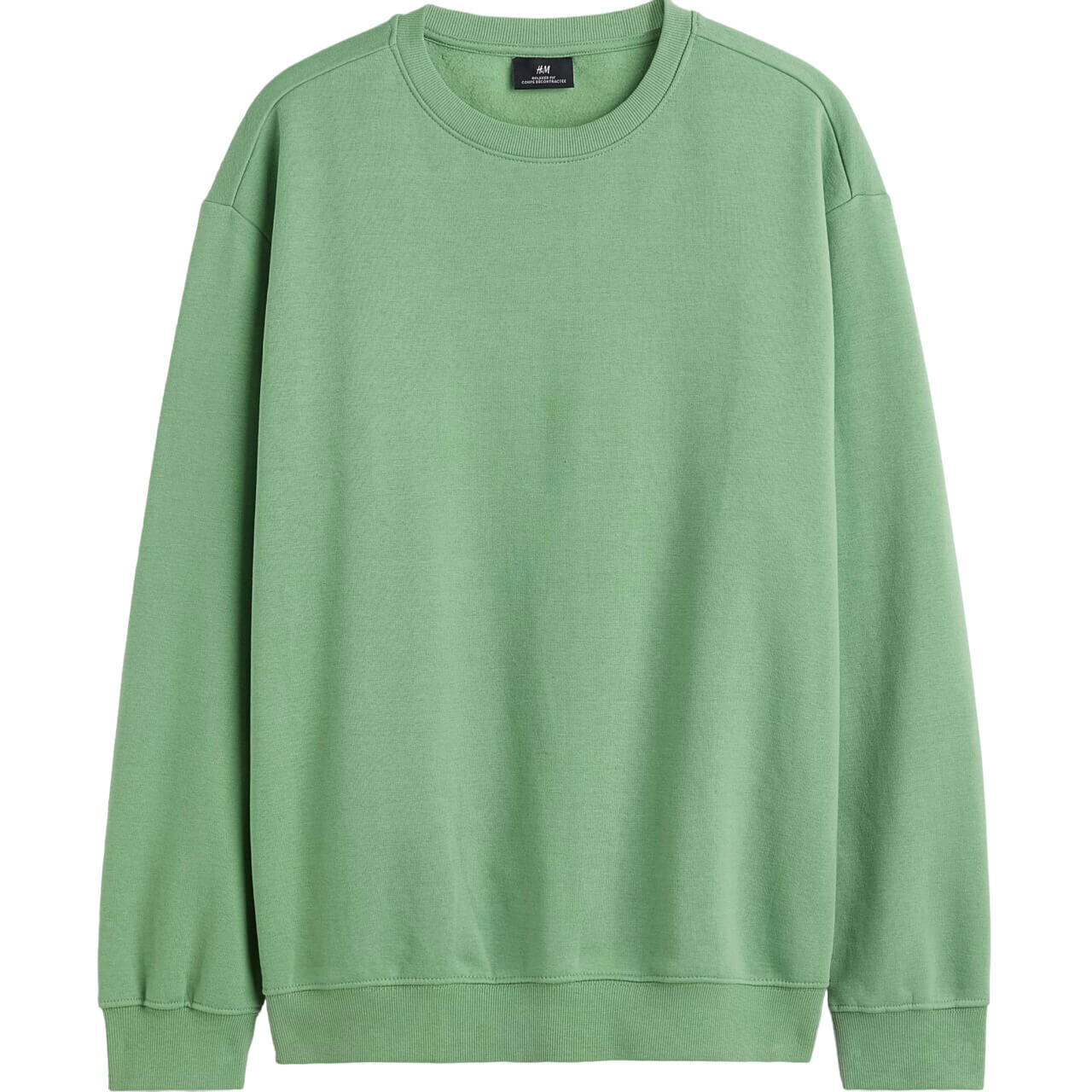 

Свитшот H&M Relaxed Fit, зеленый