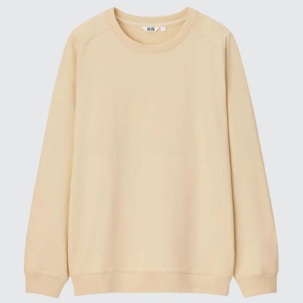 

Свитшот тонкая ткань Uniqlo Light Sweatshirt, светло-бежевый