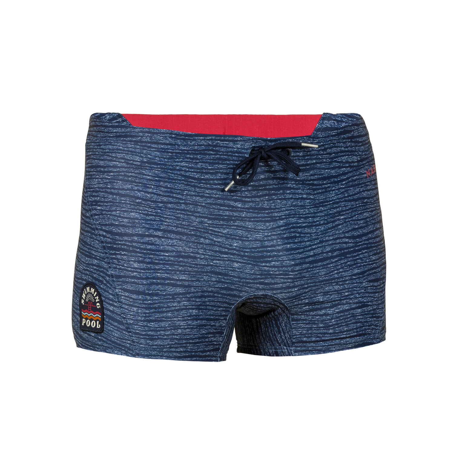 

Плавки Boxer 100 Full мужские синие/красные NABAIJI, темно-синий / красный