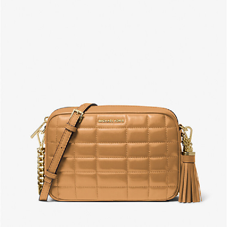 

Сумка Michael Michael Kors Jet Set Medium Quilted Leather, коричневый
