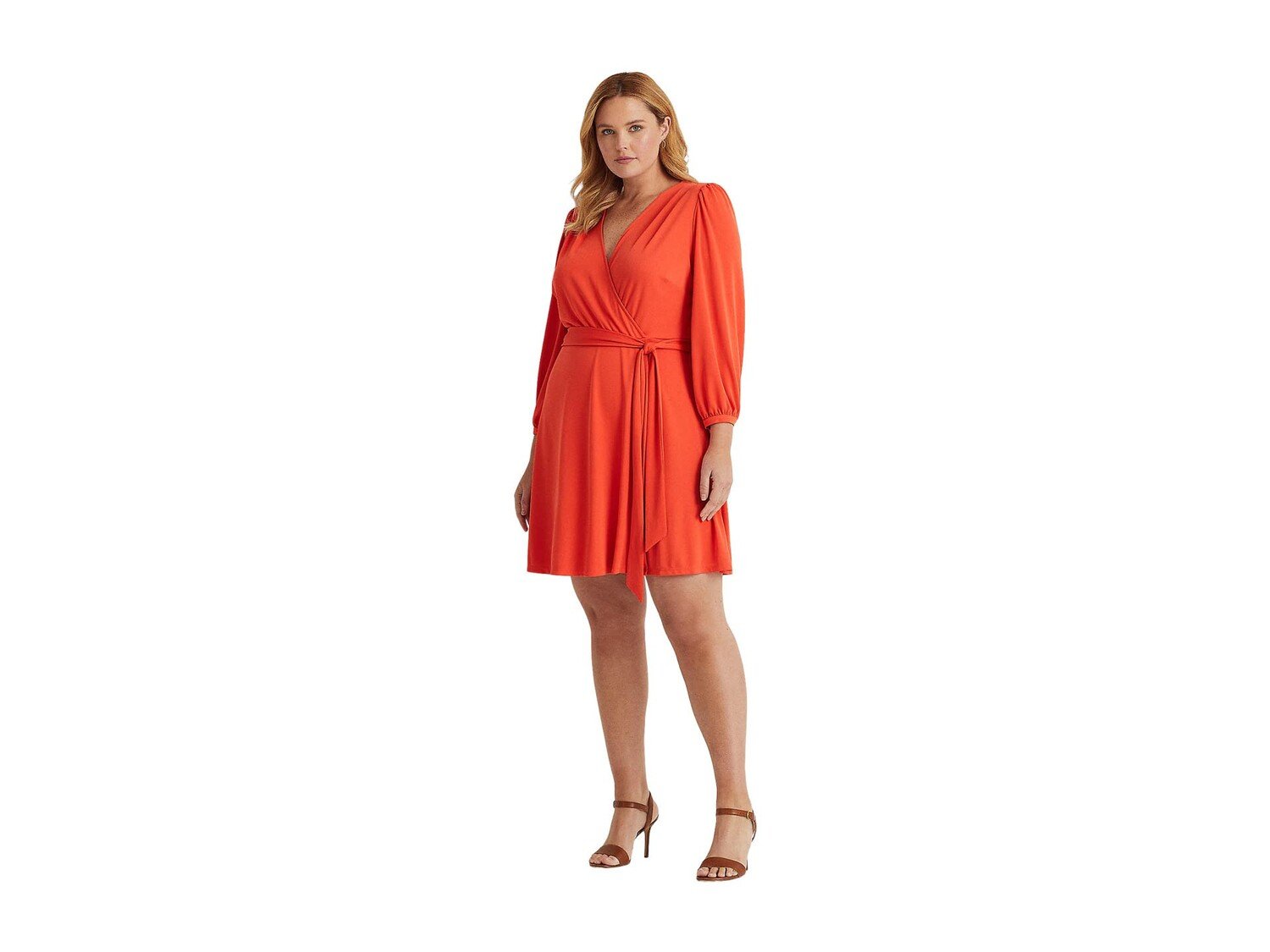 

Платье LAUREN Ralph Lauren, Plus Size Long Sleeve Jersey Dress