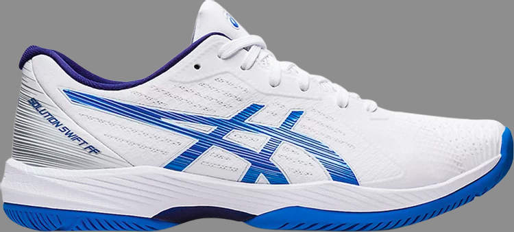 

Кроссовки solution swift ff 'white electric blue' Asics, белый