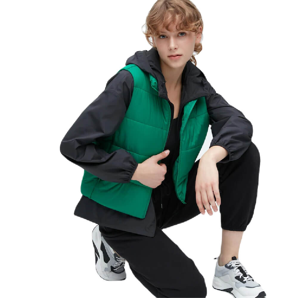 

Жилет Uniqlo Warm Padded, зеленый