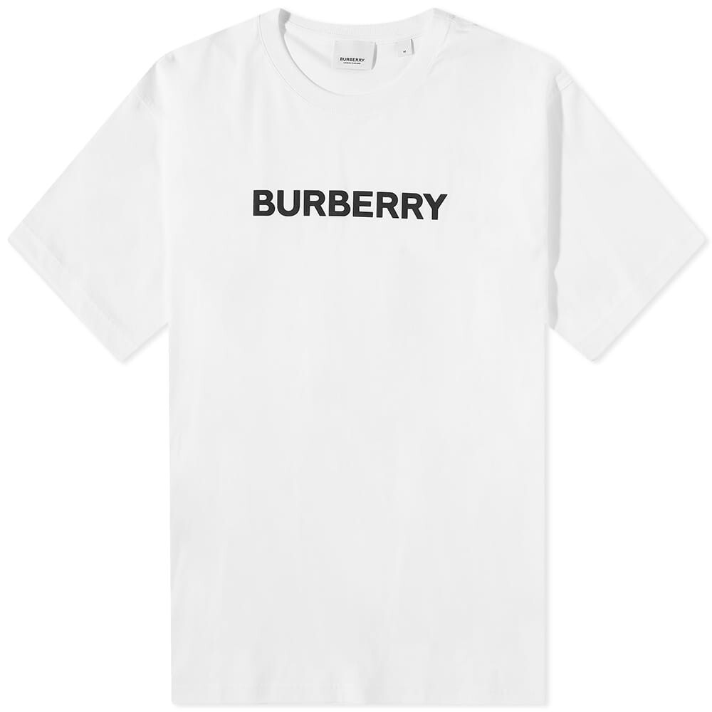 

Футболка Burberry Harriston Logo Tee, Белый