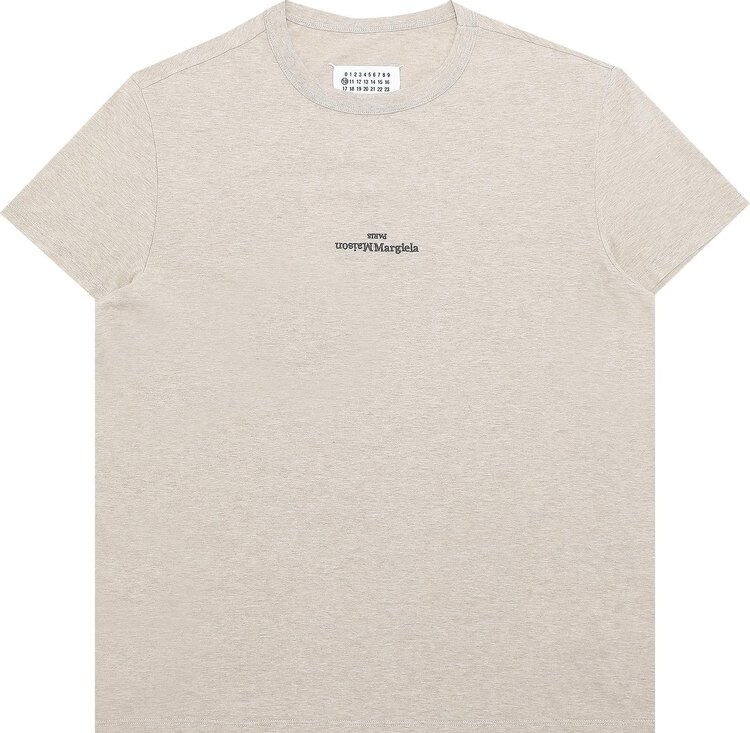 

Футболка Maison Margiela Reverse Logo T-Shirt 'Beige', кремовый
