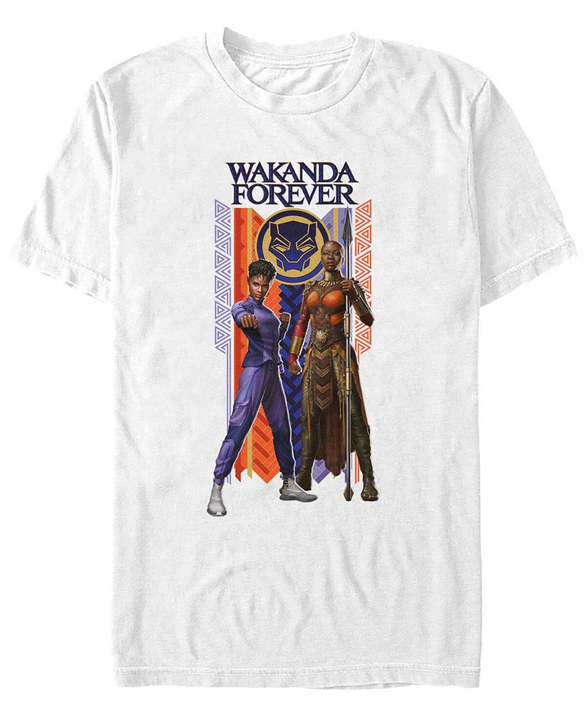 

Мужская футболка с коротким рукавом wakanda forever duo banner Fifth Sun, белый
