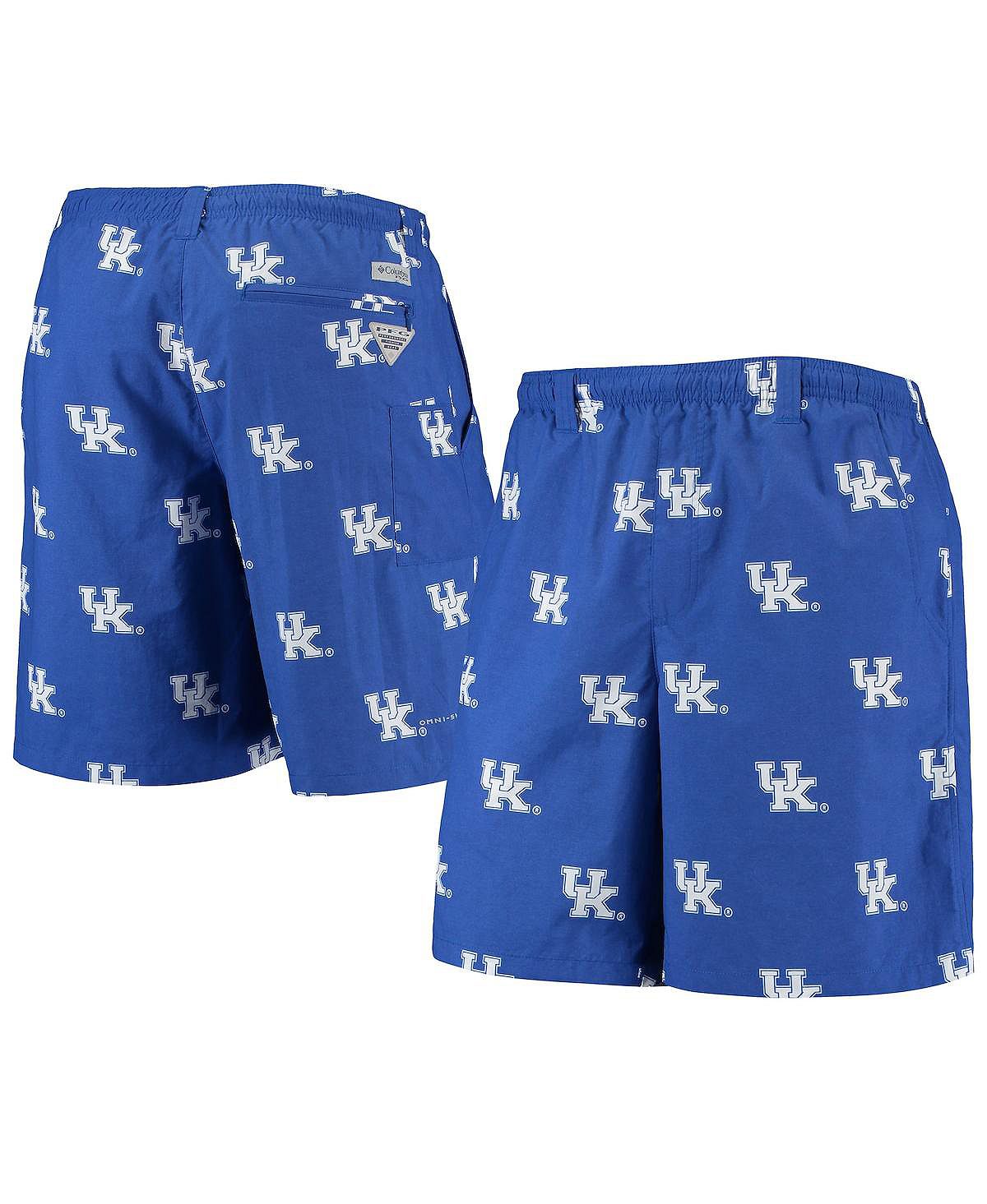 Мужские шорты royal kentucky wildcats backcast ii 8 дюймов omni-shade hybrid Columbia - фото