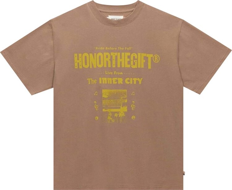 

Футболка Honor The Gift Stereo Short-Sleeve Tee 'Coyote', коричневый