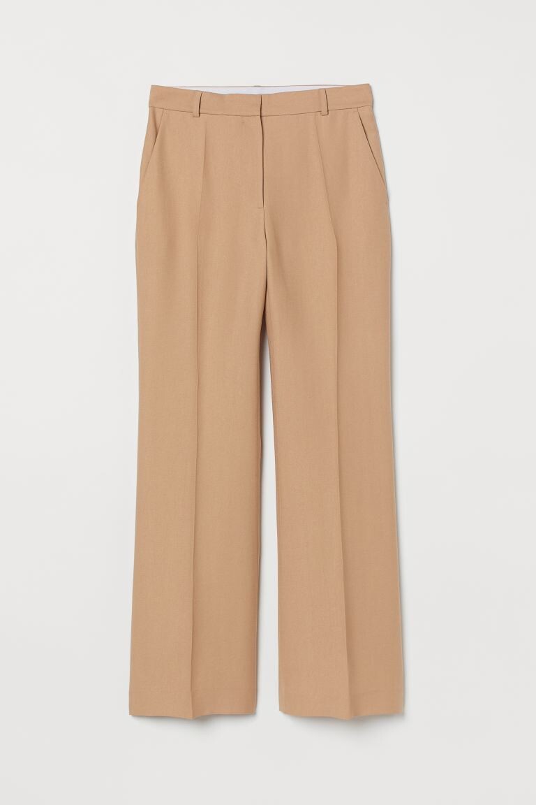 

Брюки из лиоцелла H&M, бежевый