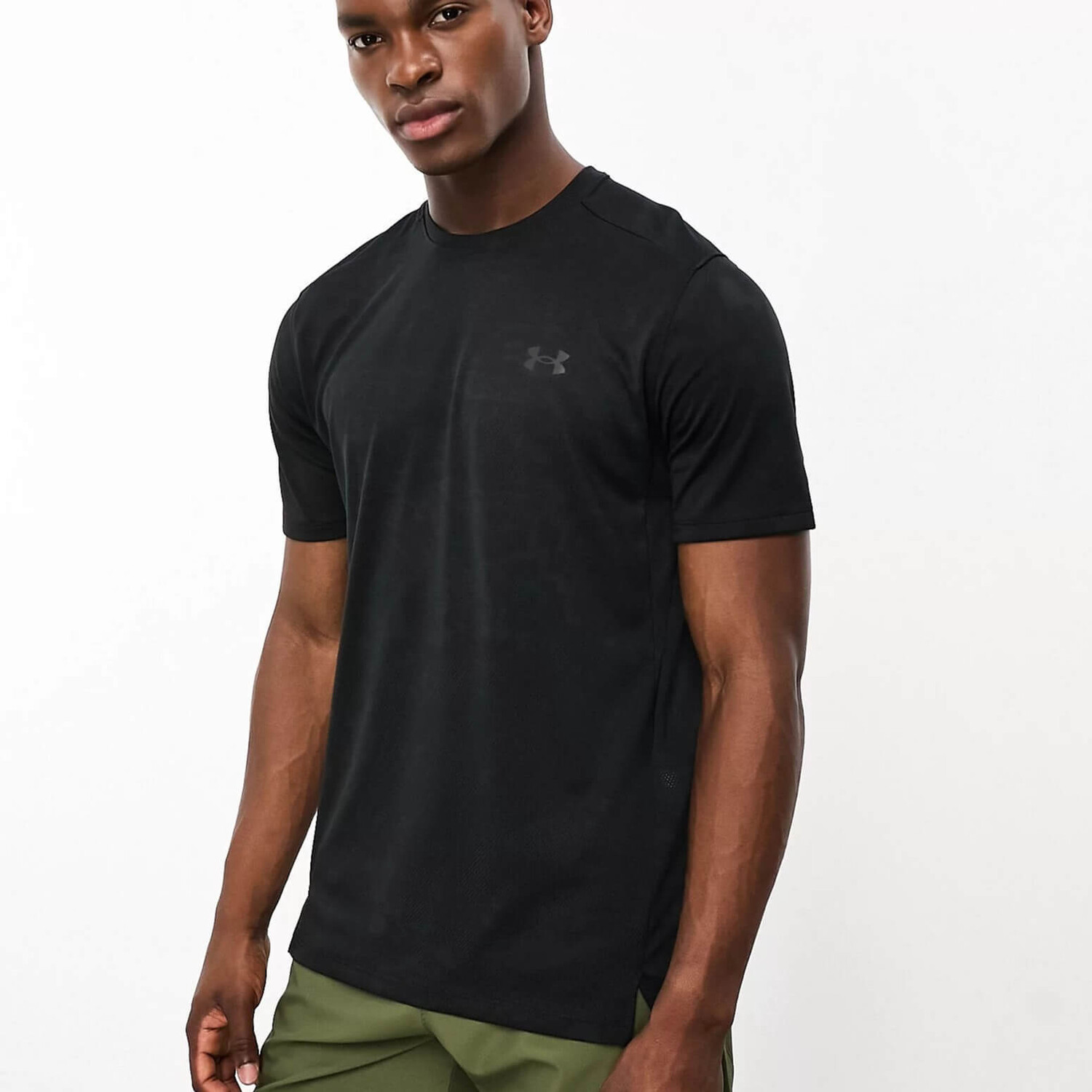 

Футболка жаккардовая Under Armour Tech Vent, черный
