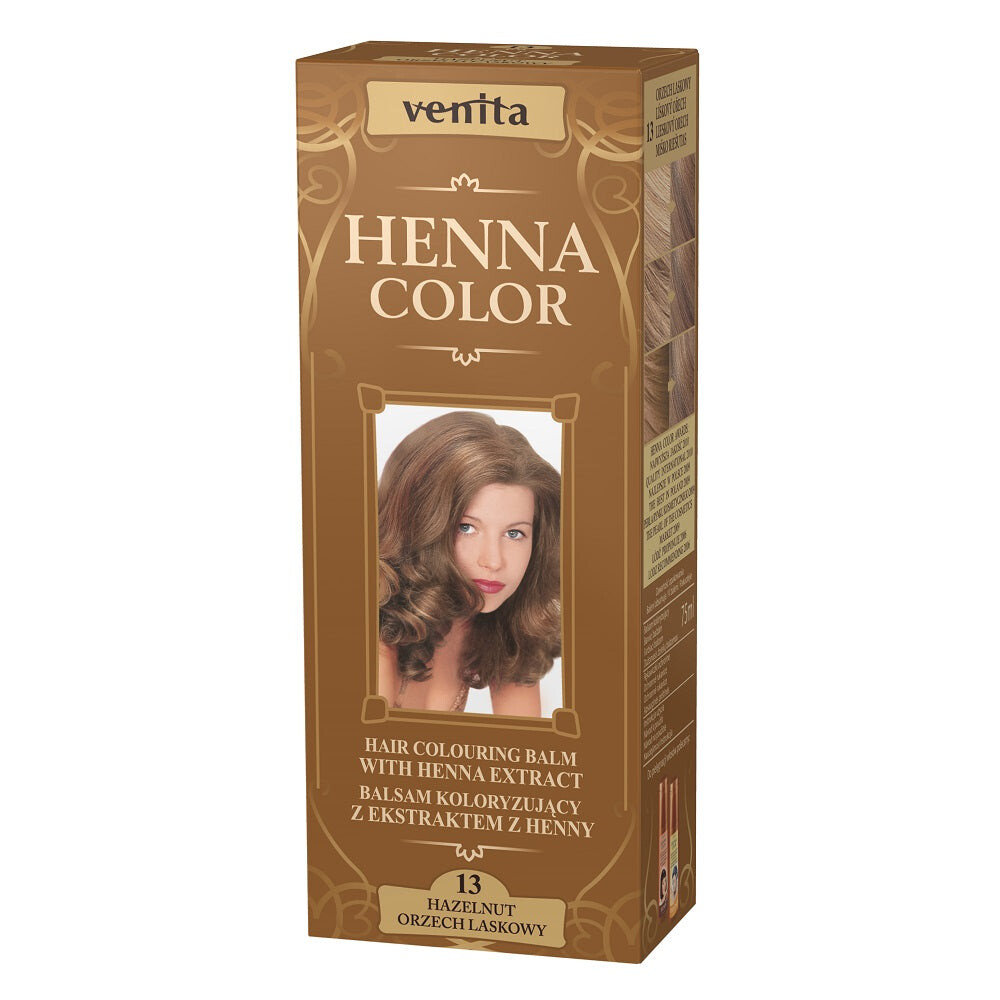 

Venita Красящий бальзам Henna Color с экстрактом хны 13 Фундук 75мл