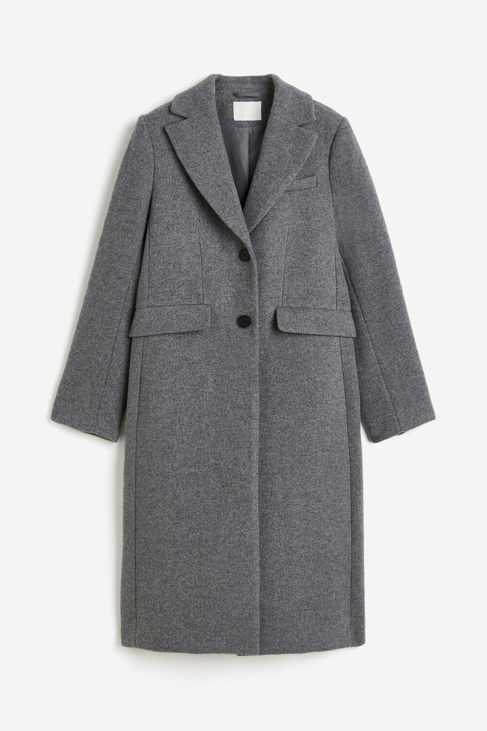 

Пальто H&M Single-breasted, серый