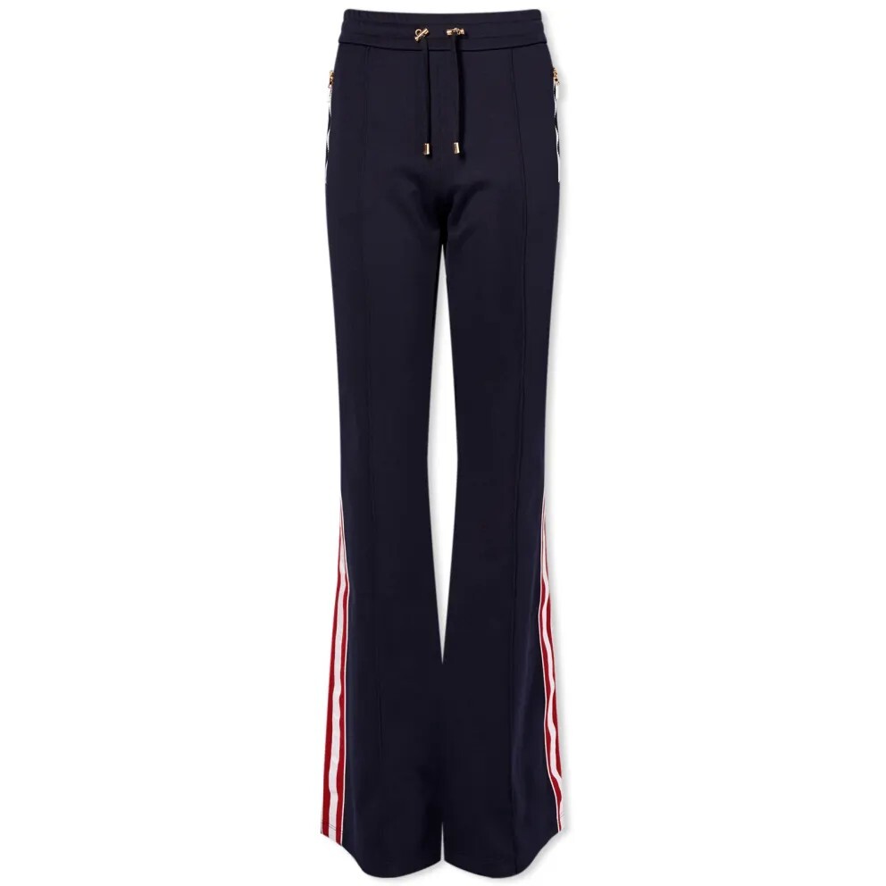 

Спортивные брюки Balmain Highrise Flare, темно-синий