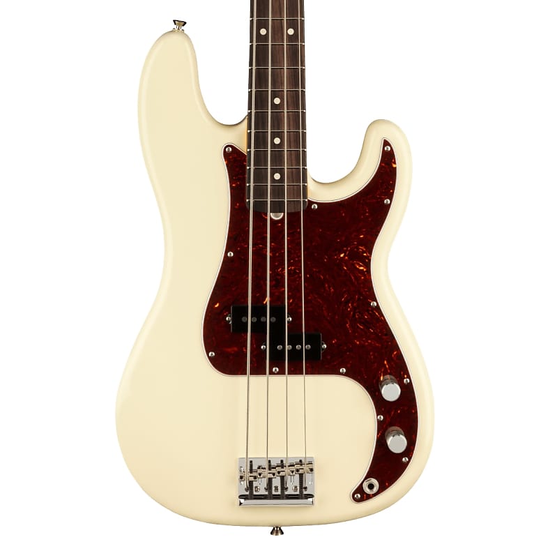 Бас-гитара Fender American Professional II Precision Bass — олимпийский белый с накладкой из палисандра синтезаторы novation bass station ii