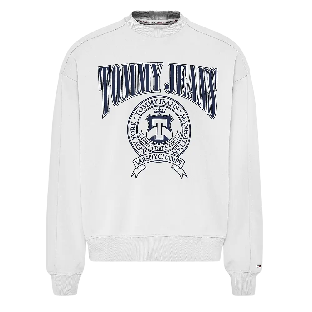 

Свитшот Tommy Jeans Varsity Logo, белый