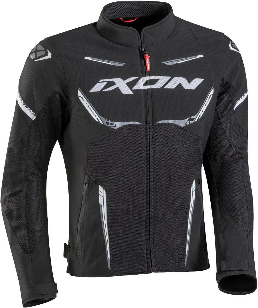 Куртка Ixon Striker Air для мотоцикла Текстильная, черно-белая