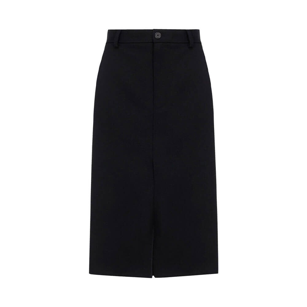 

Юбка Balenciaga Panelled Midi, чёрный
