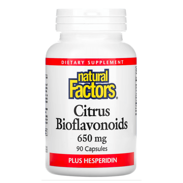 Цитрусовые биофлавоноиды с гесперидином Natural Factors 650 мг, 90 капсул
