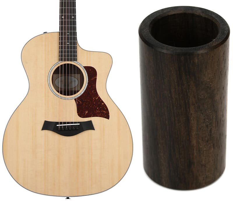

Электроакустическая гитара Taylor 214ce Deluxe — натуральная, нижняя дека и обечайки из многослойного палисандра Комплект с слайдом для гитары из дерева Taylor Taylor — большое черное дерево F202002111003280000-0351=1 80762=1