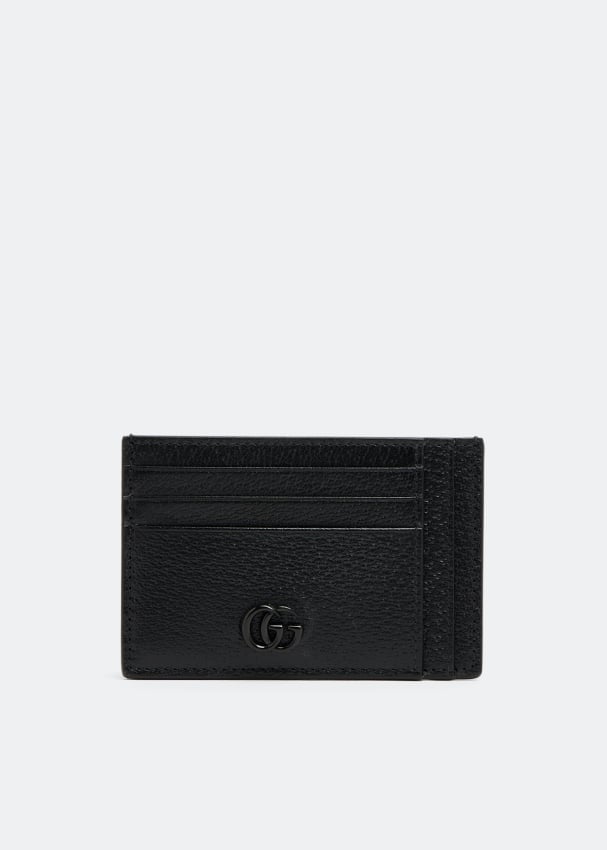 Картхолдер GUCCI GG Marmont card case, черный
