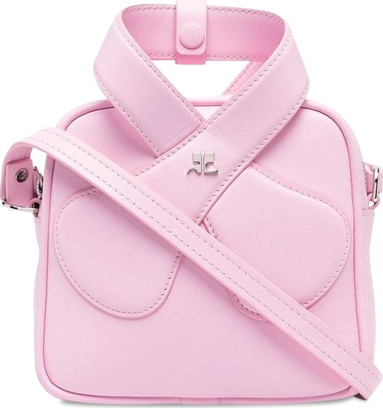 

Сумка Courrèges Leather Loop Bag Rose, розовый