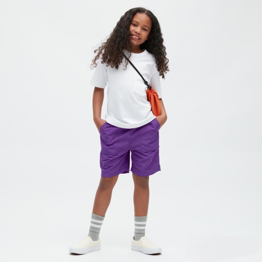 

Шорты Uniqlo Kids Nylon Easy, фиолетовый