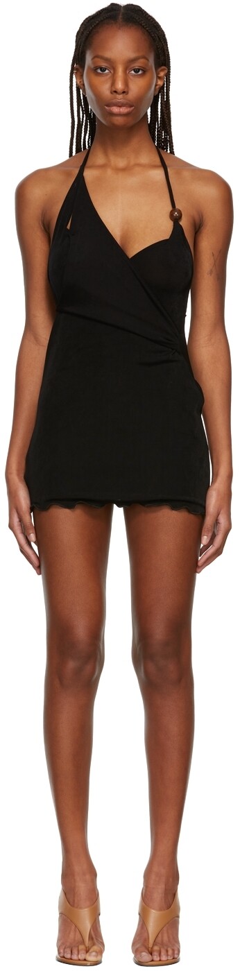 

SSENSE Эксклюзивное черное платье Barely There TYRELL