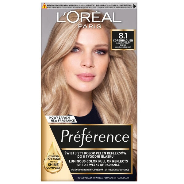 

L'Oreal Paris Краска для волос Preference 8.1 Копенгаген