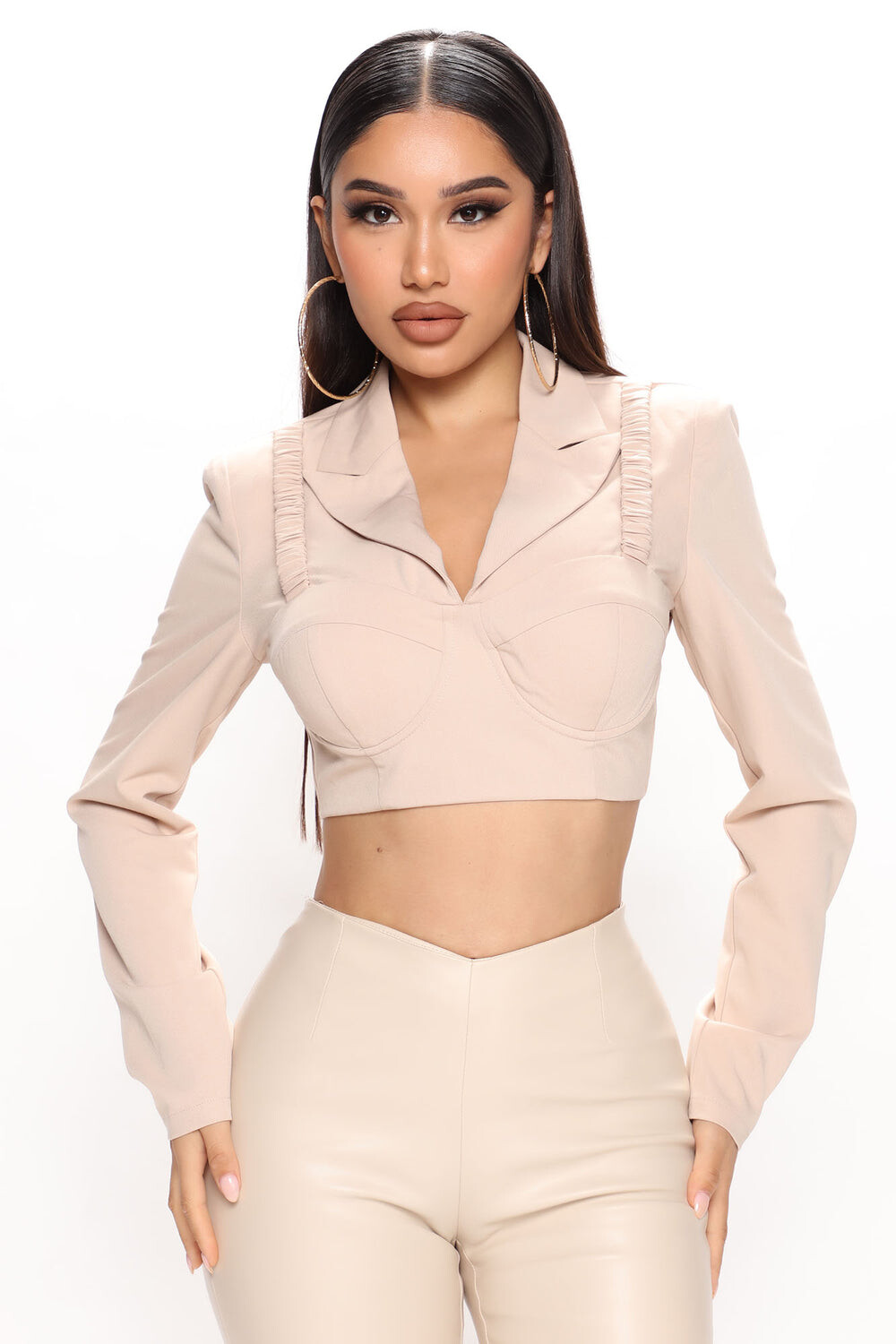 

Топ Fashion Nova BT6900, серо-коричневый