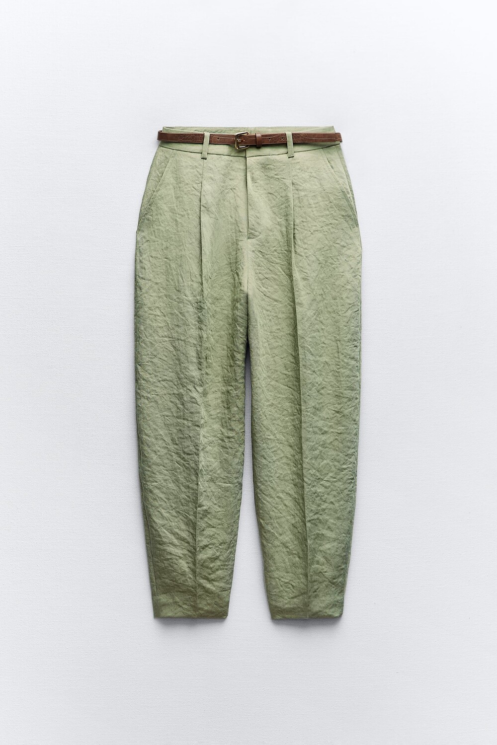

Брюки Zara Slouchy, хаки