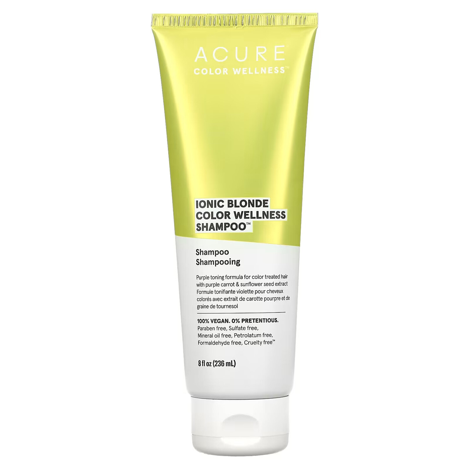 

ACURE, Оздоровительный шампунь Ionic Blonde Color, 236 мл (8 жидк. Унций)
