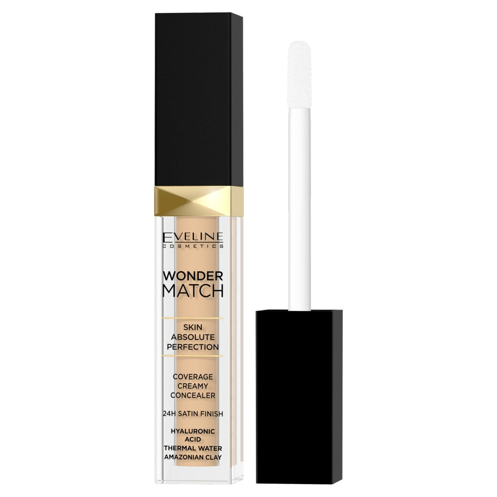 

Eveline Cosmetics Жидкий консилер Wonder Match Concealer 10 Light Vanilla 7мл
