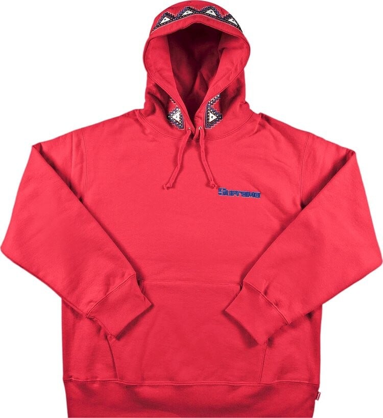 

Толстовка Supreme Pharaoh Studded Hooded Sweatshirt 'Red', красный