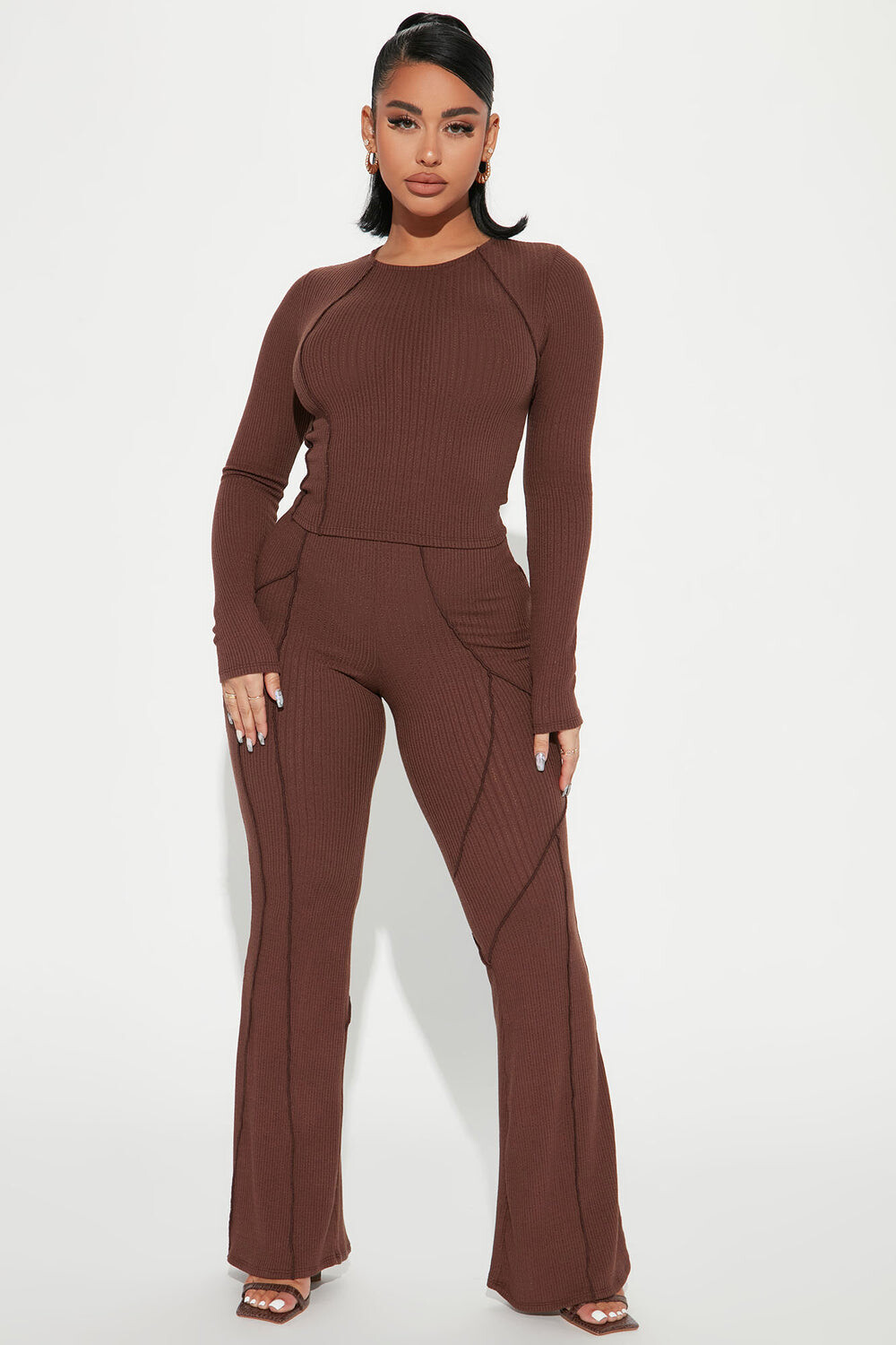 

Брюки Fashion Nova TP4226, коричневый