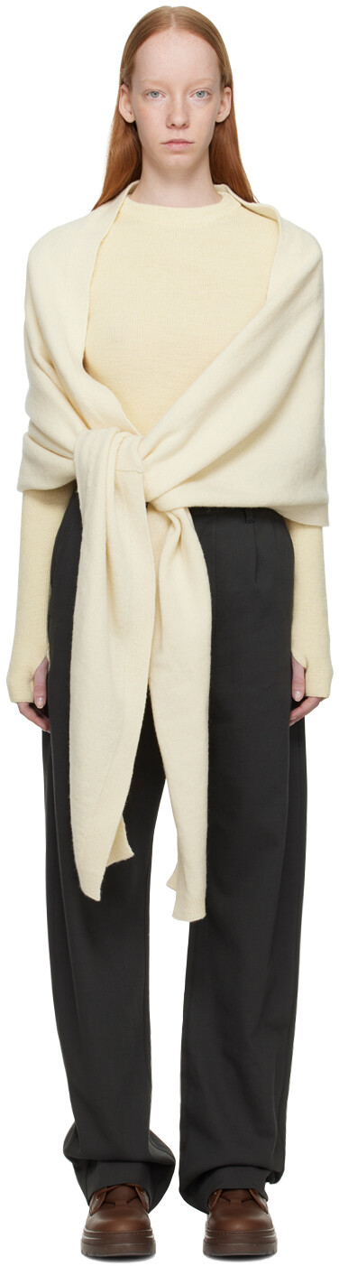 

Off-White шарф с запахом LEMAIRE
