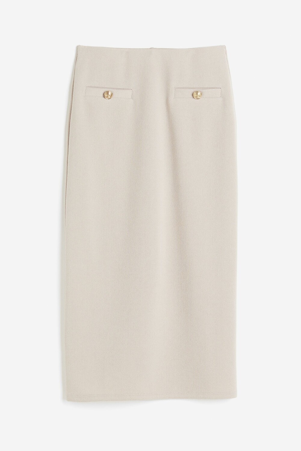 

Юбка H&M Textured Pencil, светло-бежевый