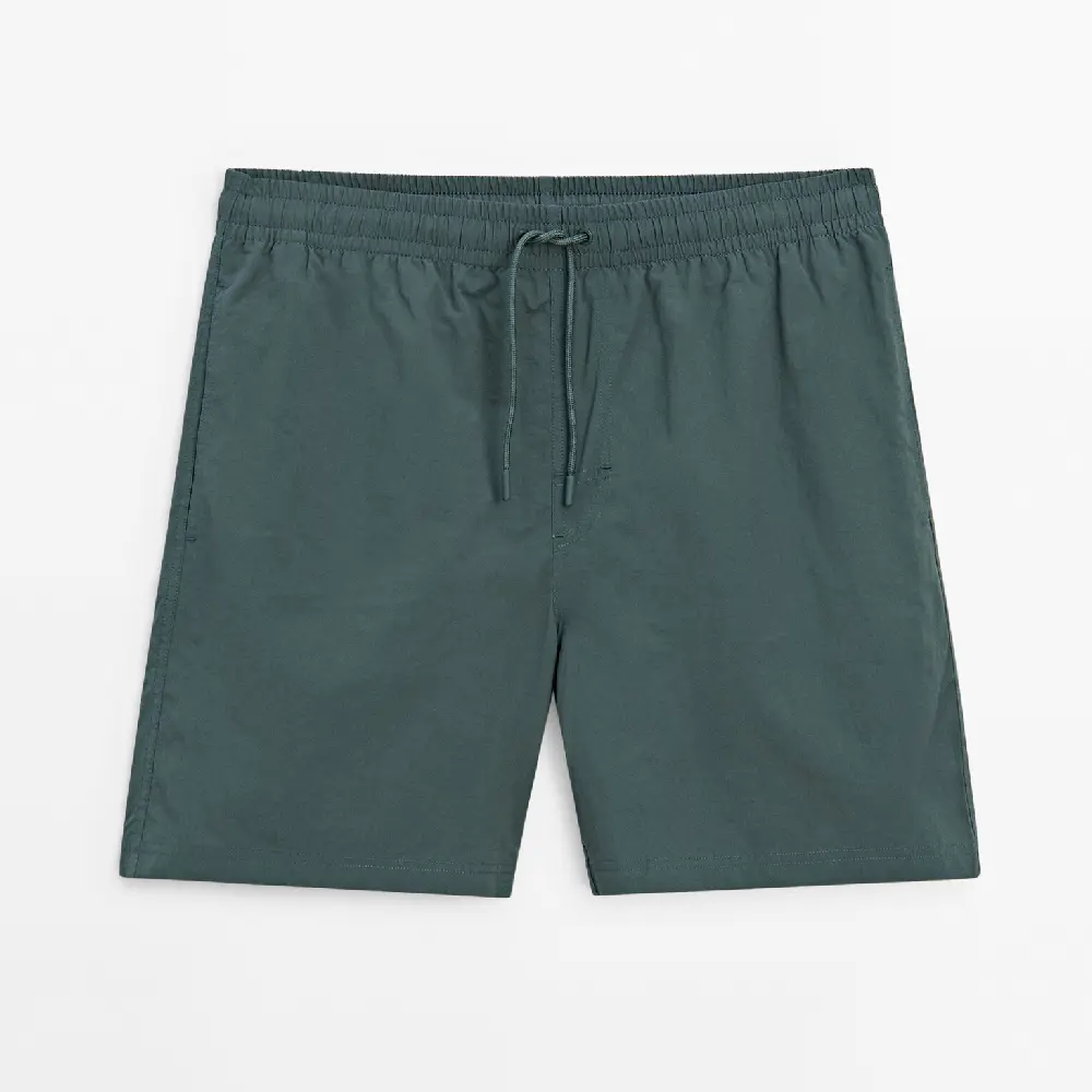 

Шорты для плавания Massimo Dutti Plain, темно-зеленый