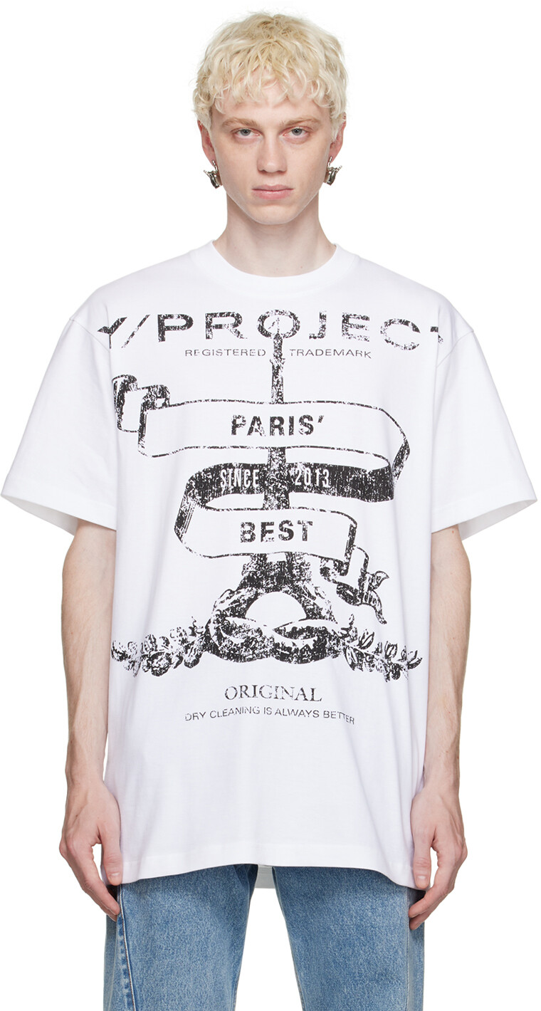 

Футболка Y/Project White Paris Best