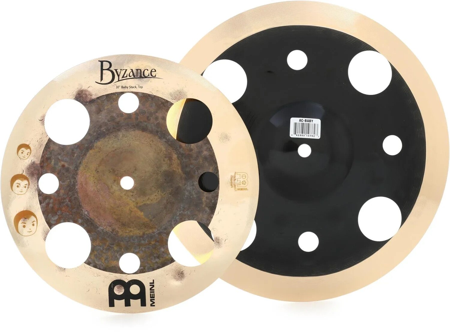 

Концептуальная модель тарелок Meinl Cymbals Люка Холланда Baby Stack Cymbals